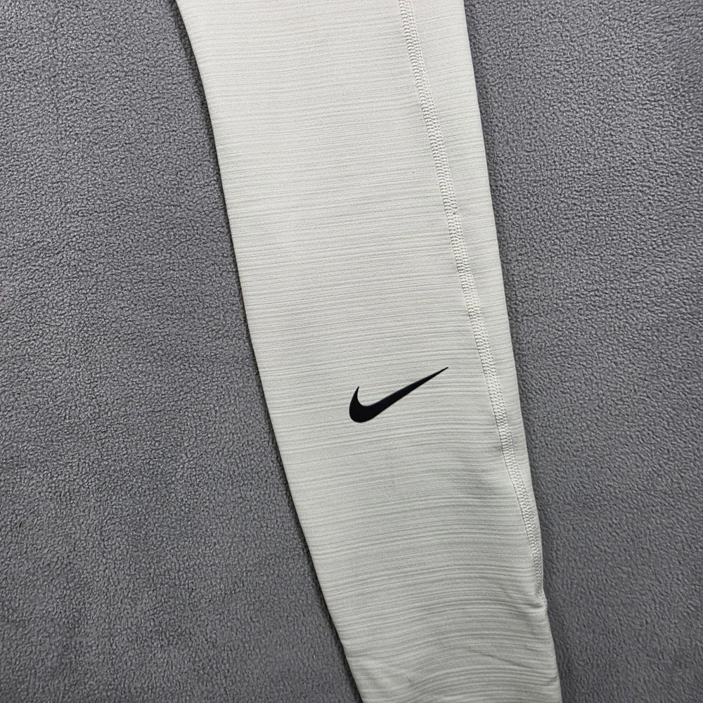 Nike leggings Mens Small White Skinny Mid Rise Nike Pro Stretch Solid